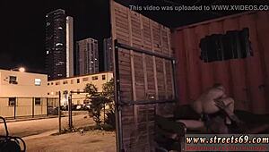 Cute teen 18+ goldie endures rough bdsm domination on the sex swing, struggling against the intense hardcore play.