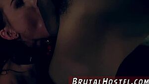 Teen sex in hardcore bondage with Hairy and Domination