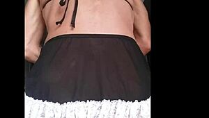 Shemale Teases Dildo Ride