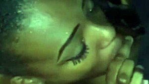 Ebony Girlfriend Sucking Black Cock