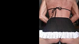 Shemale Teases Dildo Ride