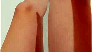 Watch DepravedMinx indulge in foot fetish and pussy play