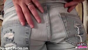 Give you a peek under jeans!