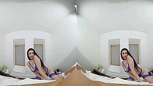 czech vr 485 - horny french slut with hairy pussy and big tits craves hardcore fucking