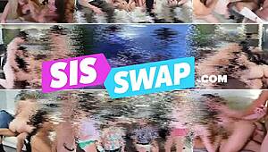 perv therapy... lucky doctor got me, busty stepmom, and fit teen stepdaughter sharing his dick