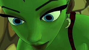 Watch the Multiverse BBC Pound That Big Butt Green Hottie!