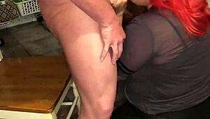 my amateur wife shared for double blowjob with facial