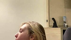 He butted in my mouth when I went to gag world