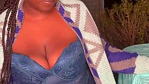 Ecstatic solo veggie dildo play