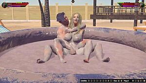 misty vs okan naked fighter 3d with fucking