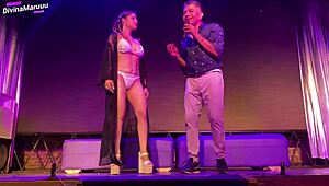 Divina Maruuu Flaunts Big Tits in Lingerie Show