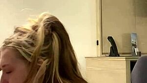 He butted in my mouth when I went to gag world