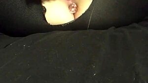 Bored Slut Wife Pounds Pussy and Squeezes Plug into Tight Ass