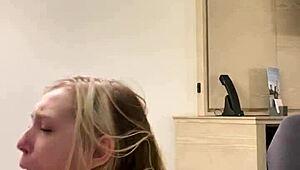 He butted in my mouth when I went to gag world