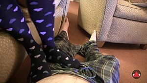 socks tease 😏