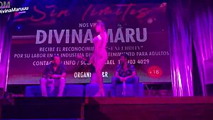 Divina Maruuu Flaunts Big Tits in Lingerie Show