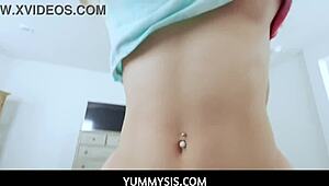 yummysis begs stepbrother avery cristy to savor his mighty cock