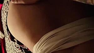 In her homemade scene, the horny wife eagerly sucks her husband's cock.