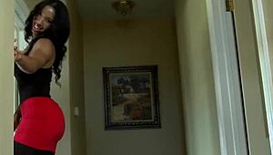 i love this round ass ebony beauty in nylons getting a cumshot