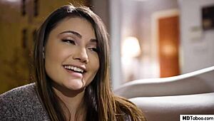 Aunty Elexis Monroe tricks naive teen Adria Rae into intimacy