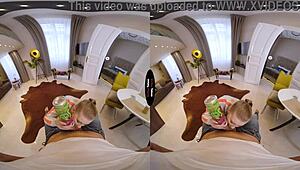 stepbrother explores virtual taboo with new toy in pov scene