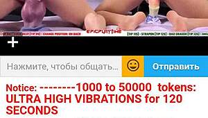 This teen 18+ lesbian is on webcam with dildo toys.