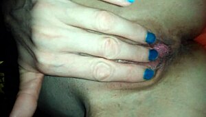 Bek fingers her wet shaved pussy 😏