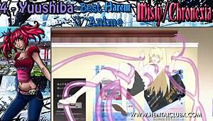 top 10 best ecchi anime harem in hd