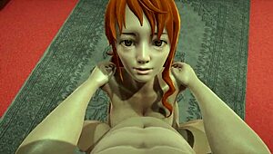 i can’t stop starin’ at nami’s perfect body in pov... man, i’m followin’ her everywhere for this full vid!