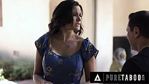 Pure Taboo Milf Penny Barber Punishes Naughty Teen in Strap-On Threesome with Husband