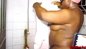 Anita gets wild with step brother, stroking his hard cock daily