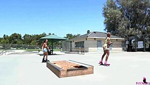 Stunning Jenna Foxx in Outdoor Adventures