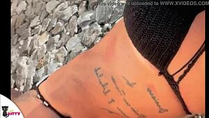 Watch this young brunette with glasses take a hard doggystyle creampie