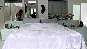 i love kinky beauties fucking their shaved twats. they lick and dive into each other's pussies.