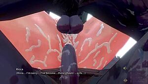 knight ricca and ghouls miria and merchant in 4k 60fps 3d hentai game uncensored ultra settings