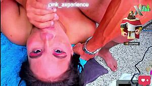 does the upside down milf swallow his best friend's cock?