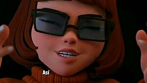 Wow! Velma Scooby Doo in Wild 3D Anal Action!