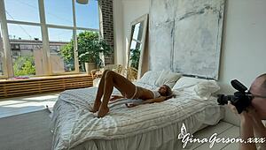 Sexy Young Blonde in Action