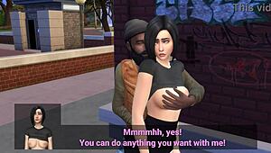 Cheating Wife Bangs Homeless Man - DDSims