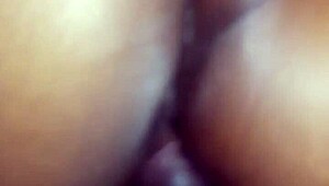 Ebony BBW Rides Black Cock Wildly