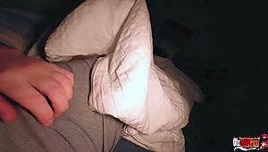 did you sneak under covers for blowjob? i fucked pussy and creampied