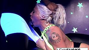 Tell me, does Leya crave that big black cock deep in her ass?