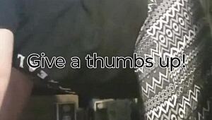 Detailed POV of Young Amateur's Homemade Kinky Workout Routine