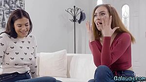 Galsway com: Best friend Violet Starr enjoys fun with Freya Parker during intimate moments