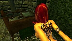 having fun with astrianna in a 3d cartoon world