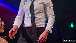 is timid leana ready for dom maximo's hard fuck in the garage?