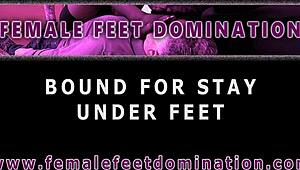 Susy Blue Femdom with Bare Feet Smelling