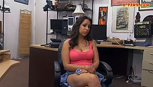 Beautiful Babe Nailed Hard at Pawnshop