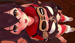 amber plays with her shorts