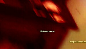 Sexy Latina Uses Anal Toy in Hot Net Socks